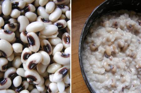 Black eyed peas provide a good source of calcium, folate, iron, 