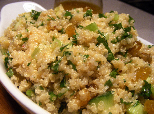 Golden Sunshine Quinoa Salad_ForkFingersChopsticks.com