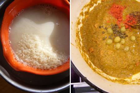 Rice - Sofrito - Arroz con Pollo - ForkFingersChopsticks.com